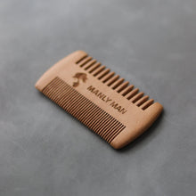 Load image into Gallery viewer, Manly Man Dual-Sided Wooden Beard Comb