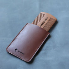 Load image into Gallery viewer, Manly Man Dual-Sided Wooden Beard Comb