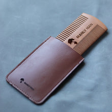 Load image into Gallery viewer, Manly Man Dual-Sided Wooden Beard Comb