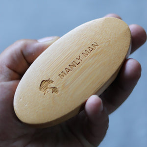 Manly Man Wooden Beard Brush