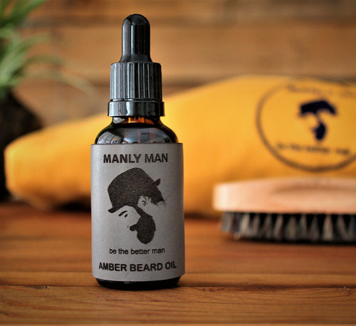ManlyMan Amber Scented Beard Oil (30ml)